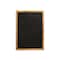 Flash Furniture 12x17 Torched Wood Frame Letter Board-Black Felt HGWA-FB1217-TORCH-GG - alternate 2